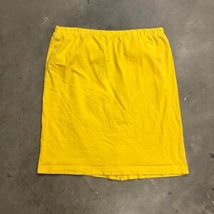Vintage OS International Size Medium Cotton Elastic Waistband Skirt
